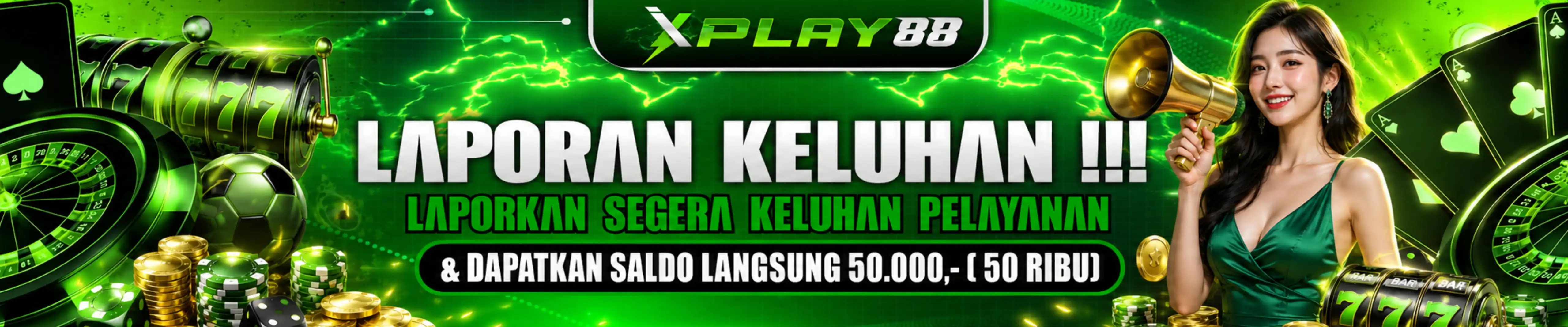 LAPORKAN PELAYANAN DAN DAPATKAN LANGSUNG RP 50.000